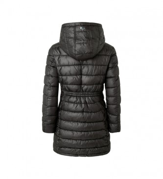 Pepe Jeans Agnes black quilted coat