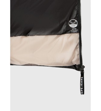 Pepe Jeans Agnes black quilted coat