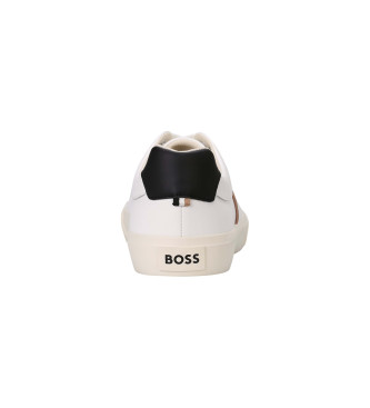 BOSS  Sapatilhas Aiden brancas