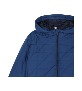 BOSS Anorak con cappuccio blu