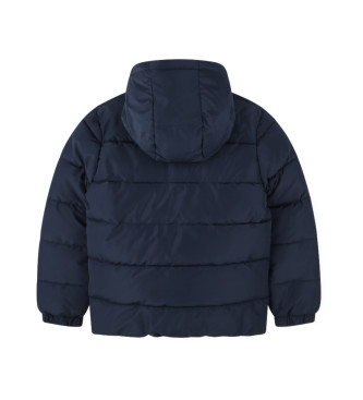 BOSS Anorak mit marineblauer Kapuze