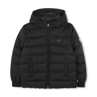 BOSS Anorak con cremallera negro