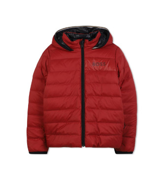 BOSS Casaco acolchoado vermelho
