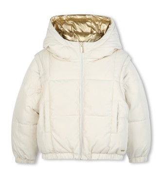 BOSS Gouden omkeerbare jas