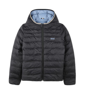 BOSS Anorak reversibile grigio e blu