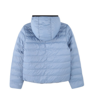 BOSS Omkeerbare anorak grijs, blauw