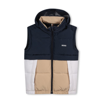 BOSS Anorak senza maniche blu navy