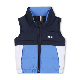 BOSS Anorak blu senza maniche