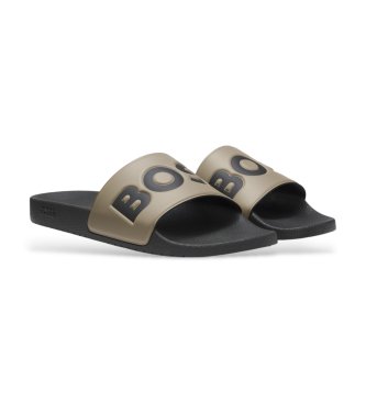 BOSS Slippers Aryeh Slid bruin