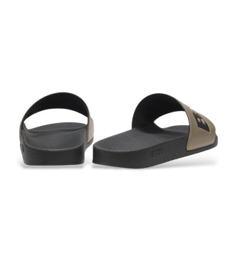 BOSS Slippers Aryeh Slid bruin