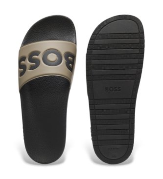 BOSS Slippers Aryeh Slid bruin