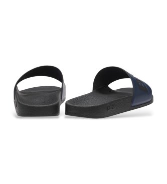 BOSS Slippers Aryeh Slid marineblauw