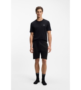 BOSS Shorts Rizo Stripe svart