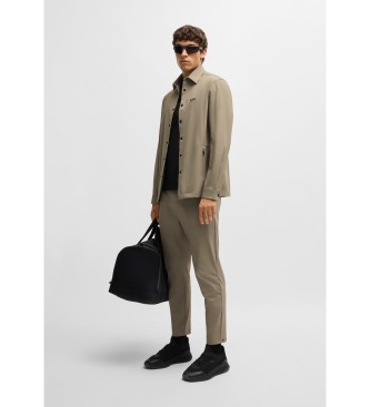 BOSS Chemise brune Basin Tech