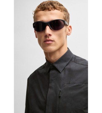 BOSS Bechno Hemd schwarz