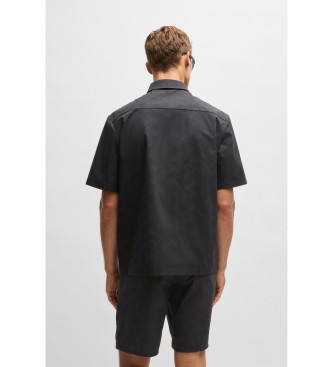 BOSS Bechno Hemd schwarz