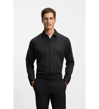 BOSS Excurse navy shirt