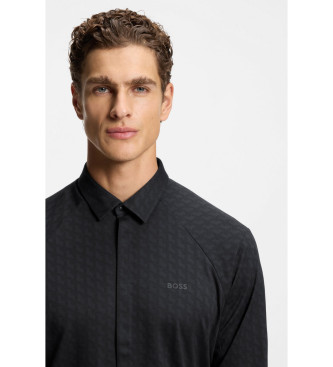 BOSS Excurse navy shirt