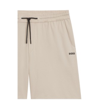 BOSS Kratke hlače Mesh Heritage beige
