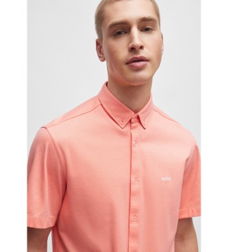 BOSS Camisa Motion cor de laranja