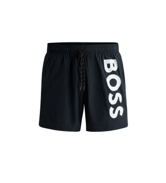 BOSS Octopus black swimming costume