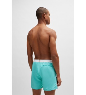 BOSS Maillot de bain �toile de mer turquoise
