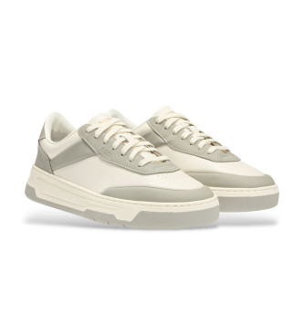 BOSS Skórzane trampki Baltimore beżowe