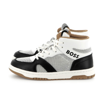 BOSS Sneakers in pelle bianca