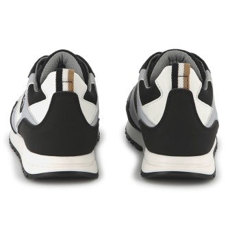 BOSS Black canvas trainers