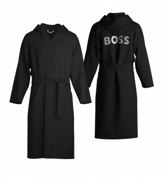 BOSS Vestaglia nera con logo