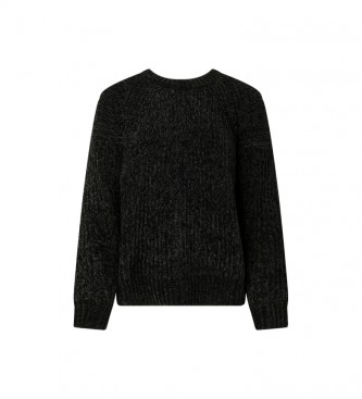 Pepe Jeans Betania black chenille sweater