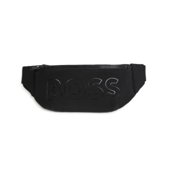 BOSS Sac  dos en tissu ripstop noir