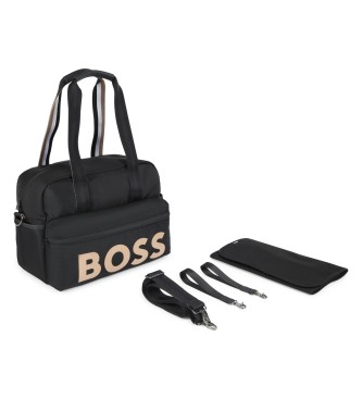 BOSS Wickeltasche mit Zubehr schwarz