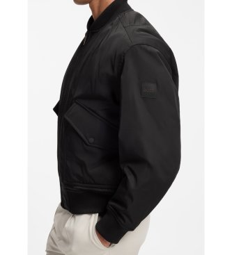 BOSS Črna jakna Bomber Onorve