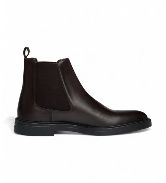 BOSS Calev brown ankle boots