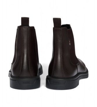 BOSS Calev brown ankle boots