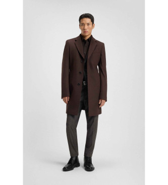 BOSS Schwarze Lederstiefelette mit durchbrochenen Details
