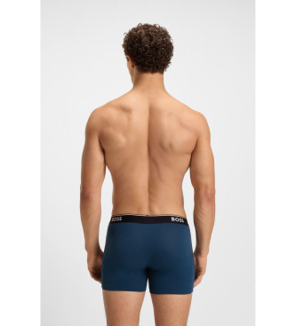 BOSS Set om 3 boxershorts Power 969 svart, grn, gr