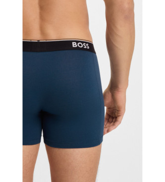 BOSS Set om 3 boxershorts Power 969 svart, grn, gr
