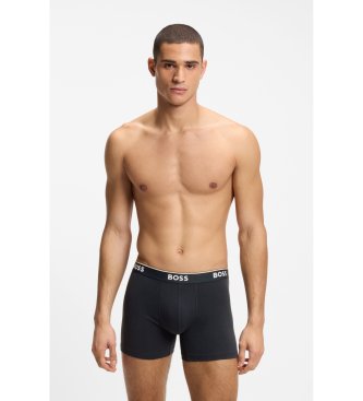 BOSS Set 3 Boxershorts Power grün, grau, schwarz