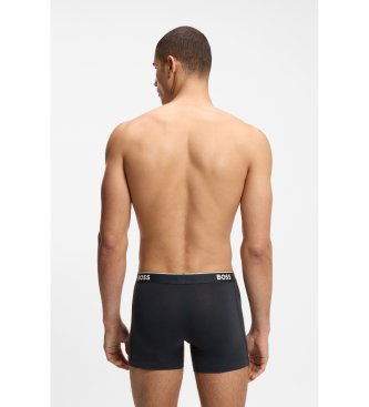 BOSS Set 3 Boxershorts Power grün, grau, schwarz