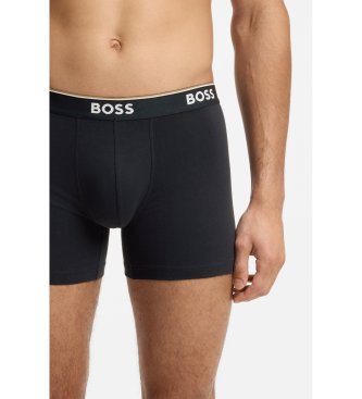 BOSS Set 3 Boxershorts Power grün, grau, schwarz
