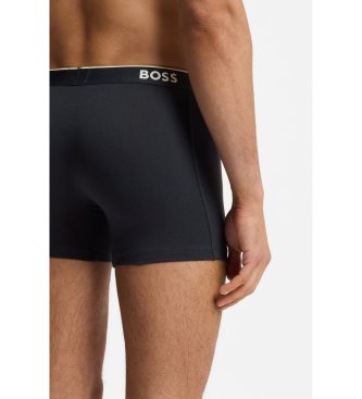 BOSS Set 3 Boxershorts Power grün, grau, schwarz
