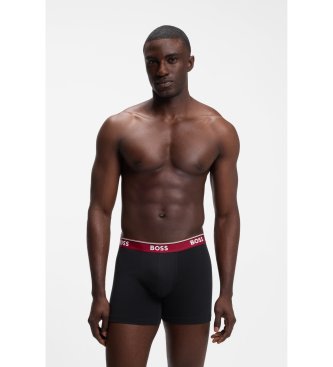 BOSS Set 3 Boxershorts Power schwarz