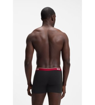BOSS Set 3 Boxershorts Power schwarz