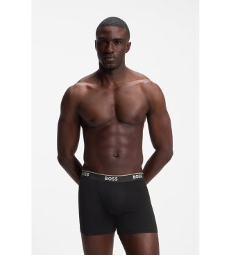 BOSS Set 3 Boxershorts Power schwarz