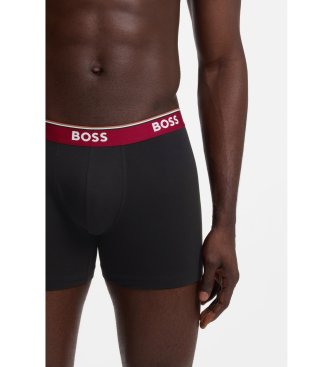 BOSS Set 3 Boxershorts Power schwarz