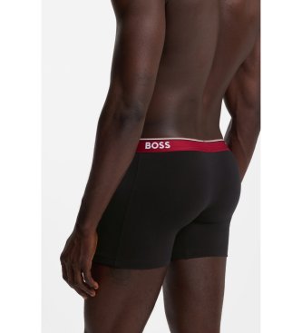 BOSS Set 3 Boxershorts Power schwarz