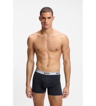 BOSS Set 3 Boxershorts Des Marineblau