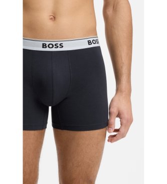 BOSS Set 3 Boxershorts Des Marineblau